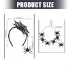 Specters Festival Spiders Headwears Necklace Set Plastic Party Accessories Durable Plastic Party Hairpieces For Kids Adults