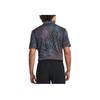 Under Armour Patterned Casual Golf Quick-Dry Polo Shirt Men tops Black 1378677-005