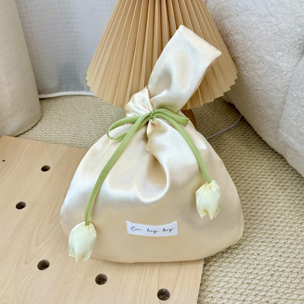 

Моющиеся подарочные сумки для ювелирных изделий, сумки-тюльпаны, модная сумка для хранения для девушек, женщин и женщин жёлтый