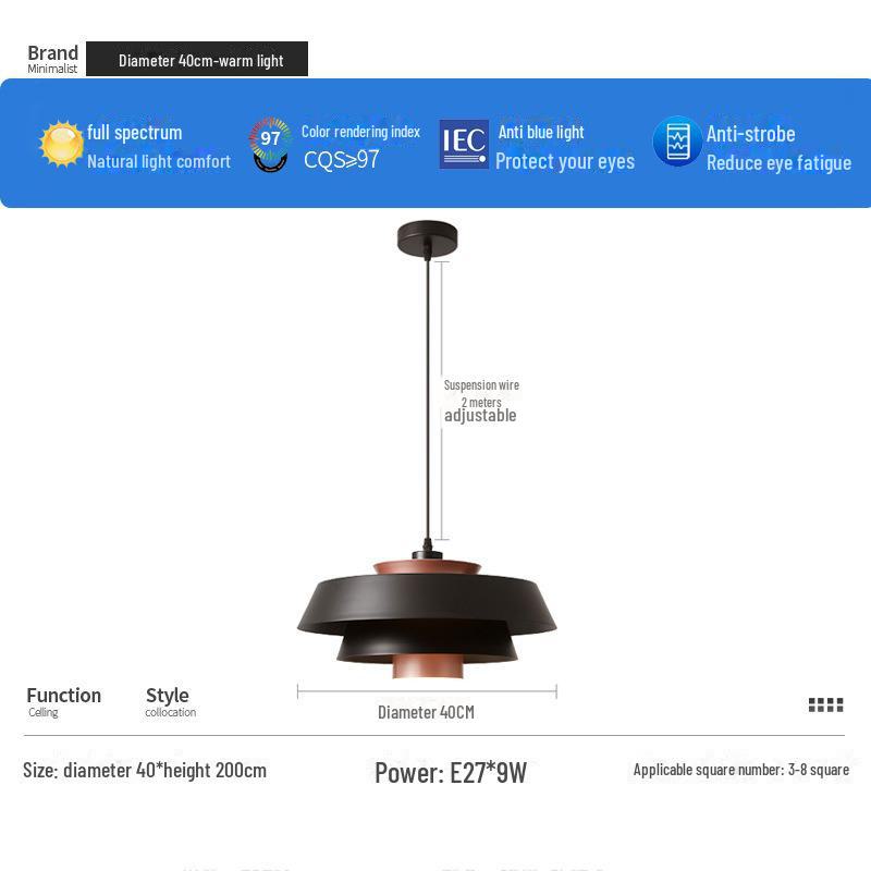 Nordic Designer Chandelier - Danish Dining & Cafe Lamp