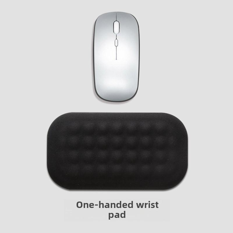 High-Value Silicone Memory Foam Wrist Pad - Non-Slip Cloud Girl Design for Office Mouse Use