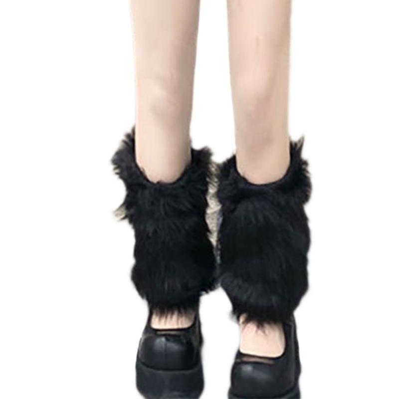 Women's Knitted Winter Warm Leg Warmers Long Socks Boot Cuffs Topper Legging Pads Knee Brace Pads Calf Warmers Sleeves