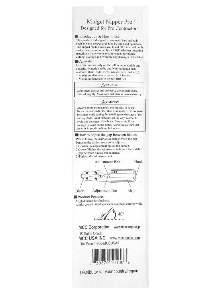 MCC Midget Seitenschneider Pro MN-0022