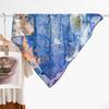 New Silk Scarf Women's 71 Square Scarf Cut Flower Small Silk Scarf Retro Literary Professional Wear Versatile Scarf Spring and Autumn Scarf