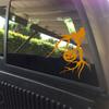 1 Stück Kürbisbaum Lustige Autoaufkleber Wasserdicht für Auto Fenster Kofferraum Karosserie Tankdeckel Vinyl Aufkleber Halloween Fahrzeug Dekoration