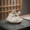 Plastic Lotus Incense Holder Mountain Lotus Design Backflow Incense Burner Spa