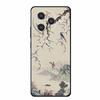 Für Xiaomi POCO F7 Pro Ultra Hülle F7Pro 3D Präge Blume Schwarzes Silikon Weiche Rückseite Hülle Für Redmi K80 Pro Hülle K80Pro Coque