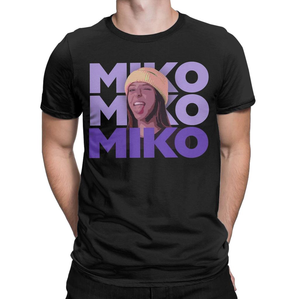 Singer Young Miko Rapper T Shirt for Men 100 Cotton Vintage TShirt Round Collar Tees Short Sleeve Tops Summer