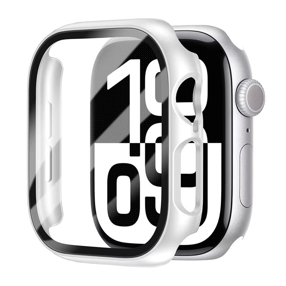 Case For Apple Watch Screen Protector 46mm 42mm 45mm 44mm 10 9 8 7 6 5 SE Tempered Glass PC Bumper Cover Protective 41 40 38 Mm