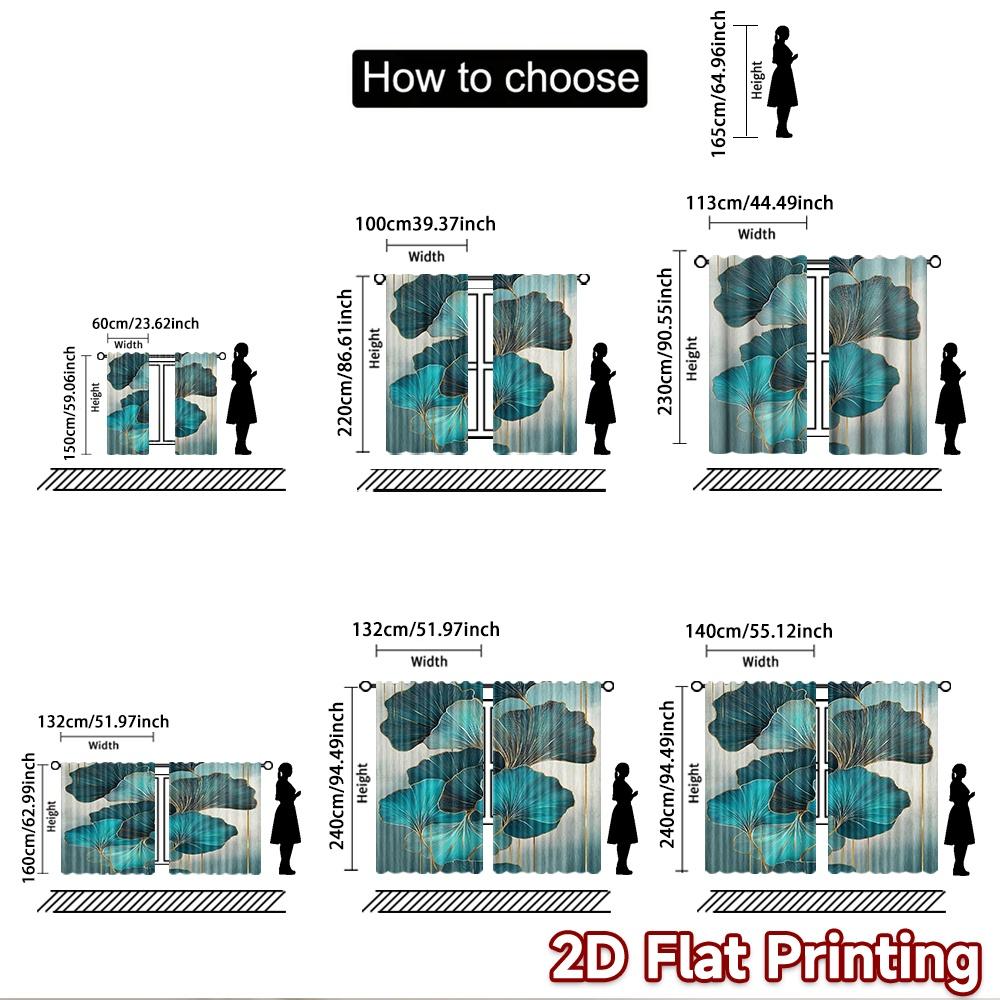1pc 2D flat Photography Backdrop Background cloth Blue Leaves (2 100% Polyester Family Party for Home and party decorations for