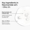 The Ordinary Niacinamide 10% + Zinc 1% Serum 60ml – Sebum Balance, Skin Texture, Korean