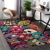 1pc Zombie Apocalypse Chair Mat: Colorful Skulls and Eyes Office Rug - Festival Gift, Universal for Seasons, Suitable for Home Decor, Gaming Room, Bed