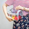 Transparent Waterproof Travel Cosmetic Bag Pvc Portable Large Capacity Makeup Zippered Storage Pouch Toiletry Bag