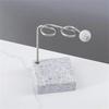 Compactly Metal Toothbrush Holder Storage Organizers With Stable Marble Bottom