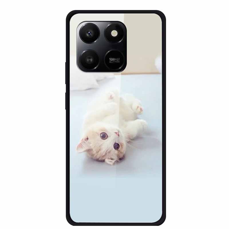 6.77" Glass Back Cover For Honor 400 Smart X7d 2025 Case Tempered Glass Case For Honor Play 10T 5G Case Protective Fundas Shells