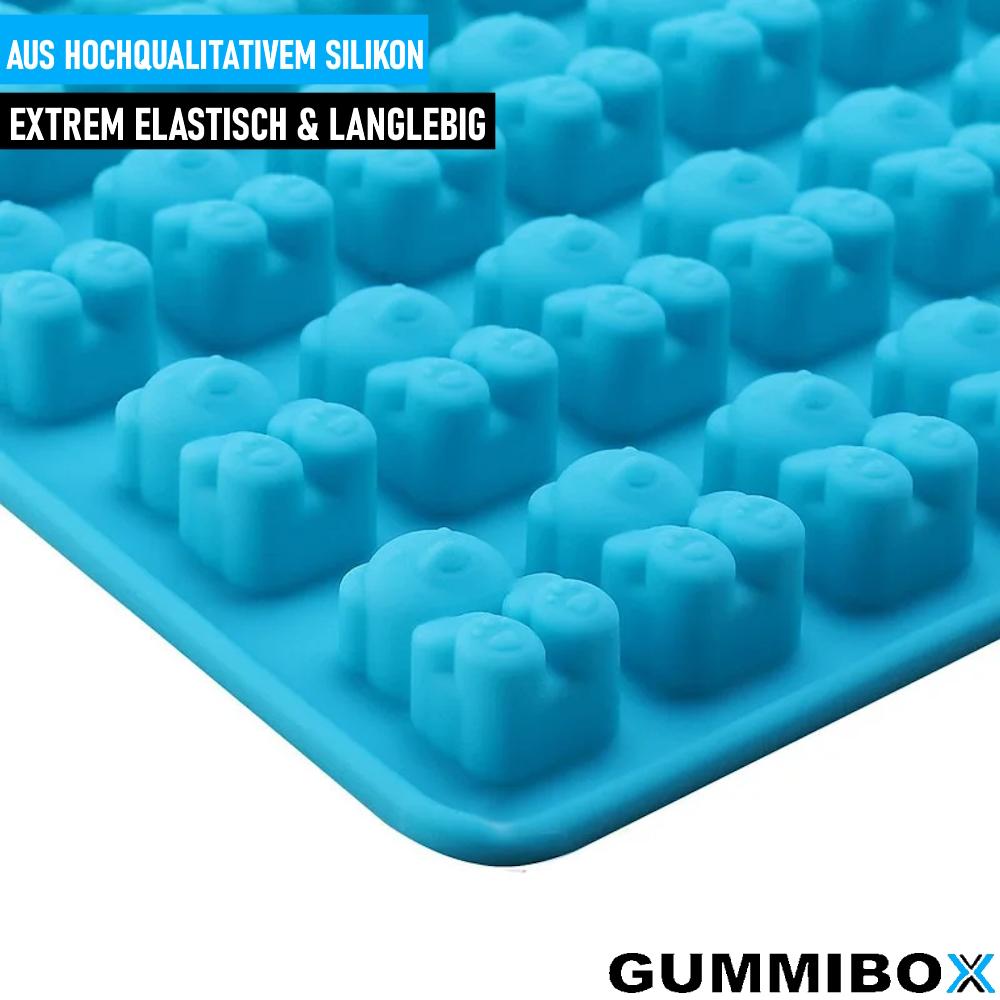 GUMMIBOX Gummy Bear Mold Chocolate Fruit Fondant Praline Mold 50s Mold
