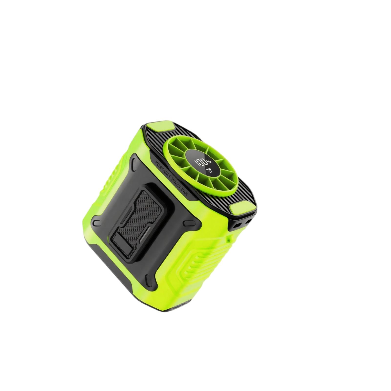 

Portable Waist Hanging Fan Rechargeable Personal Cooling Fan Lightweight Compact Design for Outdoor Activities Hands-Free Use One Size