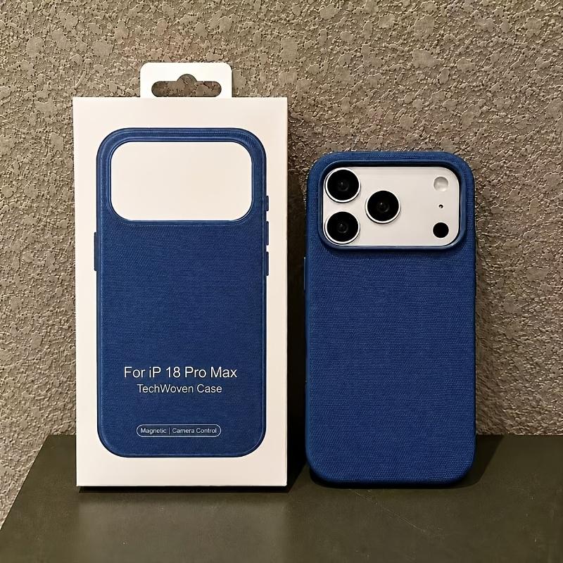 Luxury Tech Woven For Magsafe Phone Case For iPhone 18 Pro Max 17 16 15 14 13 12 11 with a Box Tech Woven Wireless Charging Cove