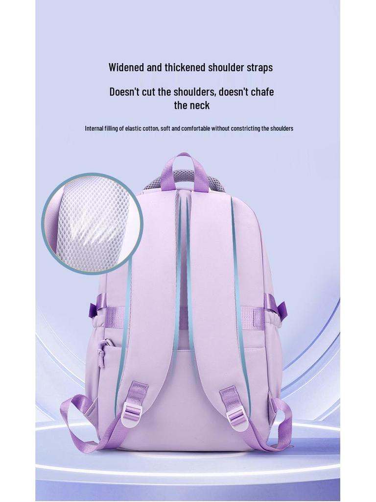 Lightweight Large Capacity Double Shoulder Backpack for Girls 2025 - Ideal for Middle and High School Students