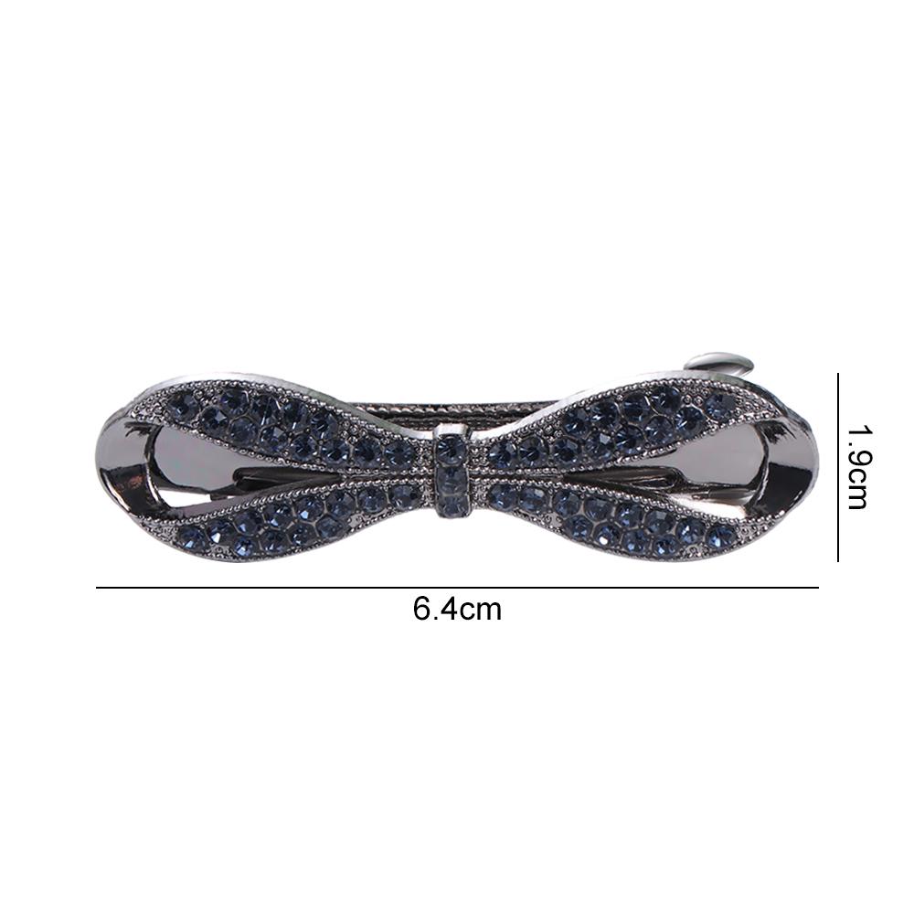 Girls Temperament Crystal Zircon Women Spring Clip Hairgrip Korean Ponytail Holder Small Hair Clip