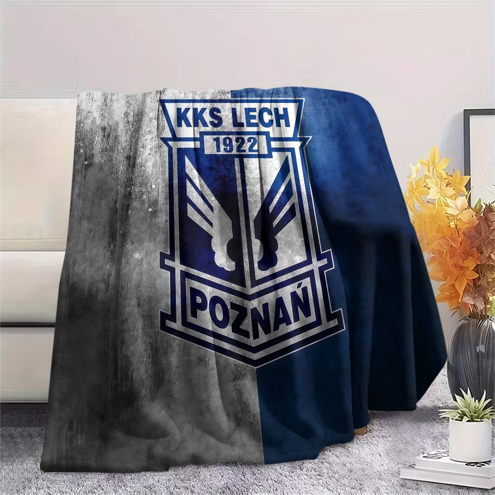 Lech Poznan Flannel Blanket, High quality Comfortable for All Seasons, Home Decor, Warmth and Comfort