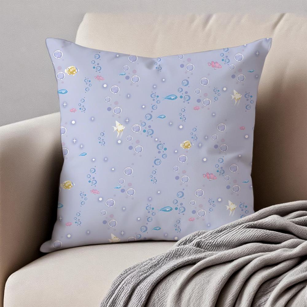 Ornate Elegant Pearl Shell Cushion Cover Pillowcase Antidustmite Invisible Zipper Short Plush Sofa Cushion