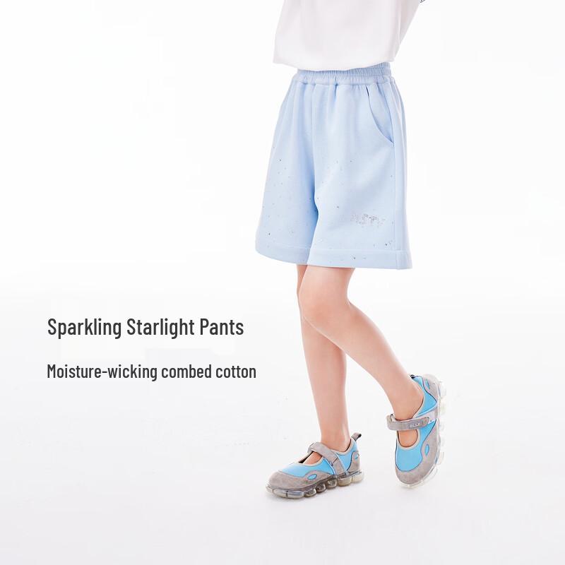 

Royal Kids Girl s Sequin Knit Wide-Leg Sweat Shorts 140