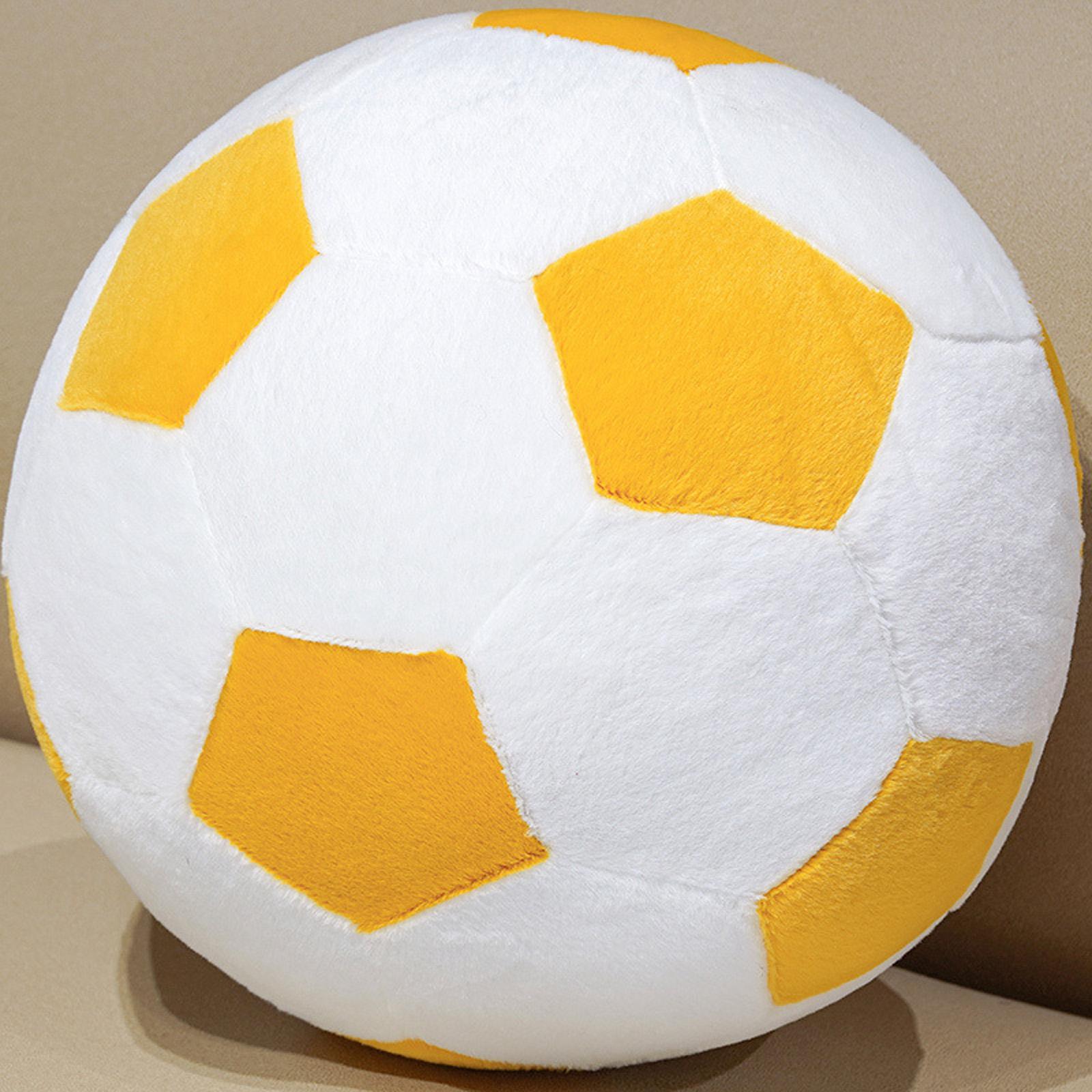 

16cm Plush Soccer Ball Soft Stuffed Toy Football Shape Plushie for Kids Toddlers and Collectors Indoor Outdoor Use One Size жовтий
