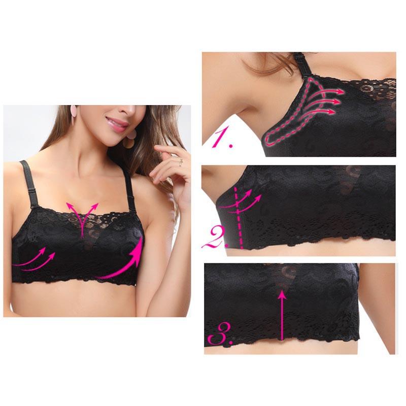 Embroidery Bra Lady Lace Bra Underwear Soft Push Up Bra Sets Adjustable Bra