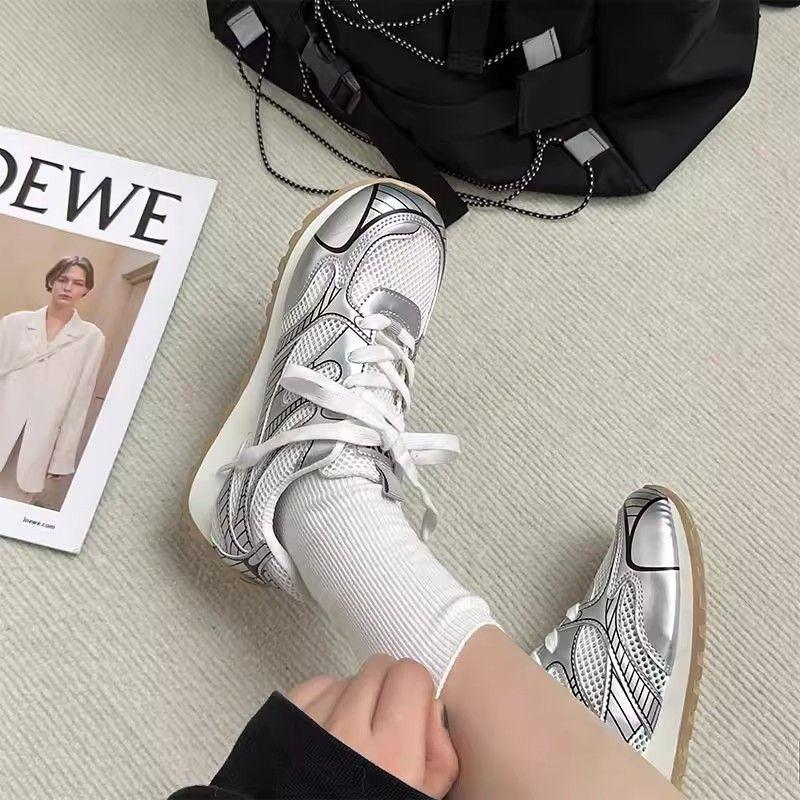 High-value Platform Dad Shoes Women's New Spring and Autumn Moral Training Sports and Leisure Board Shoes