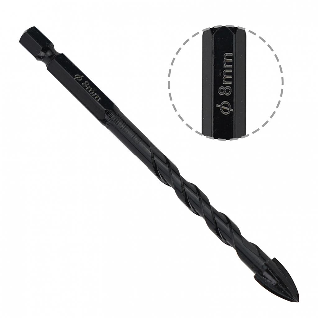 Triangle Drill Bit Wood Alloy Cement Drill Four-Blade