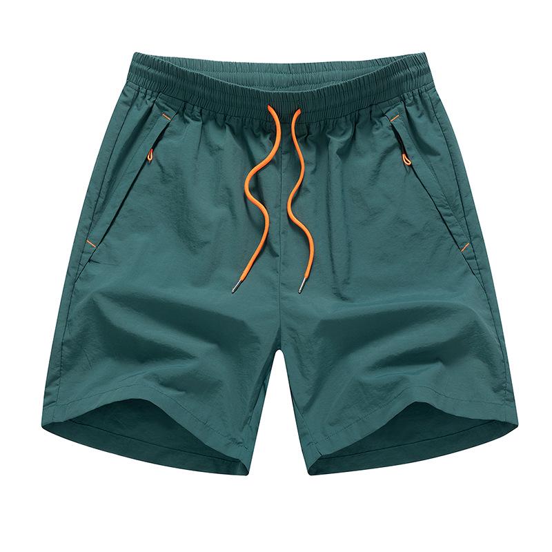 

Men s Plus Size Quick-Dry Beach Shorts - European Sizing, Cross-Border Trade, Summer Outdoor Sports with Group Print Medium grass зелений колір