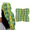 Turban Hat 35x35" Italian Flag Design Scarf Soft Flowing Headscarf Bandanas Fashion Accessory for Headwear Neck Bag Hair