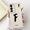 For Realme C71 2025 Case RMX5303 Cover Cute Lucky Initial Letters Soft Silicone Lens Protective Covers For RealmeC71 C 71 Bumper