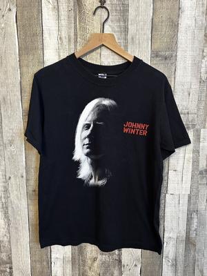 Johnny Winter Black Cotton All Size S-5XL Unisex Shirt Retro HS16