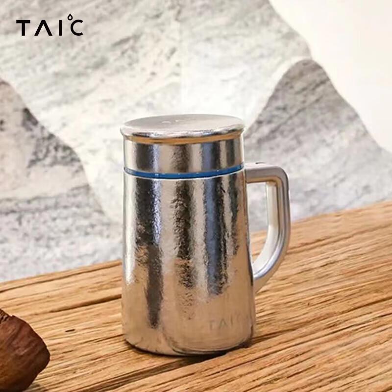 TAIC Pure Titanium Insulated Office Tea Cup with Filter