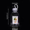 Empty Leak-Proof Clear Plastic Juice Bottles-Perfect With Pull Ring Cap For Juicing Smoothies, Milk Homemade Beverages Portable