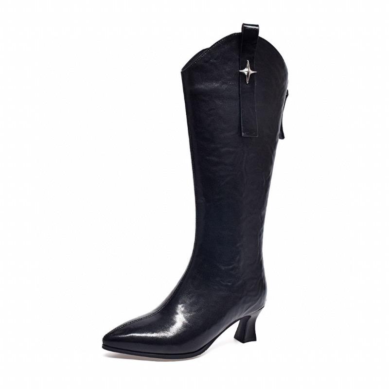 Long Boots Rider Boots Tall Boots Fashion Boots Leather Boots