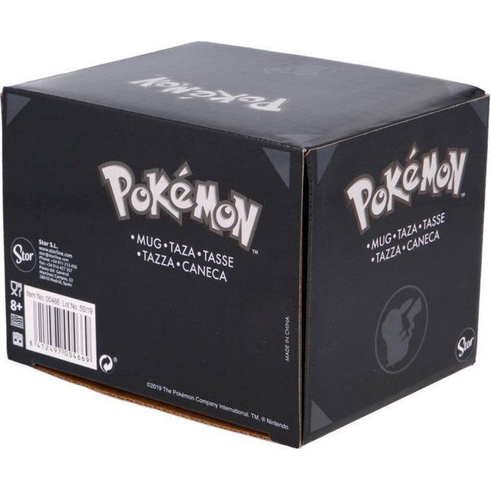 Tasse à boire pokémon pikachu - pokémon - 400 ml - céramique - tasse dans boîte cadeau