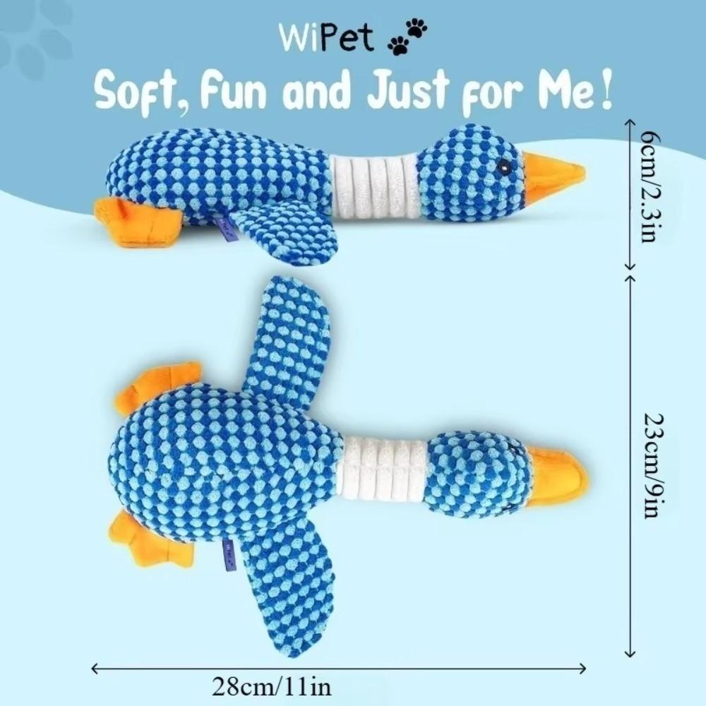 Creative Fun Duck Shape Dog Toy Interactive Teeth Cleaning Puppy Molar Chew Toy Durable Soft Dog Toys Cat