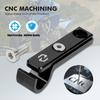 NICECNC  For Raptor Yamaha 700 Aluminum ATV Brake Hose Line Hose Clamp Holder CNC Machined For Yamaha Raptor 700 2012-2020