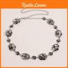 Metal Floral Waist Chain For Women With Layered Flower Design Trendy Body Accessory For Adults
