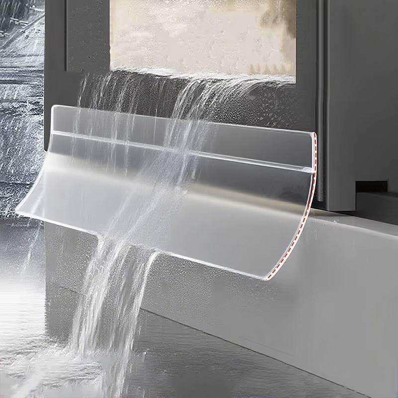 Window waterproof baffle rainproof backflow sealing strip balcony sill water guide bar house leakage maintenance adhesive strip