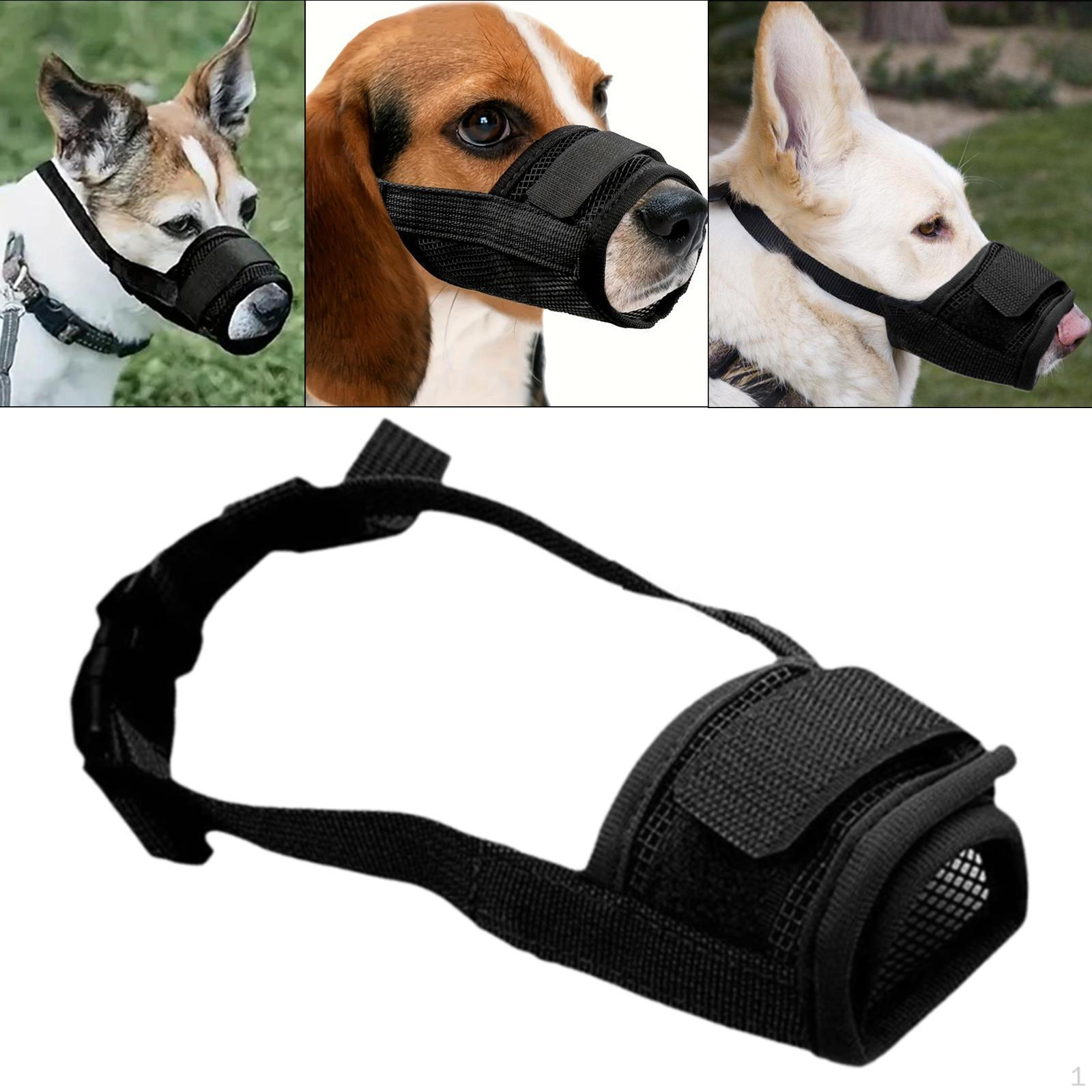 

Намордник для собаки Удобный Сетчатый Мягкий Защита от лая Предотвращает укусы Накладка на рот XXL