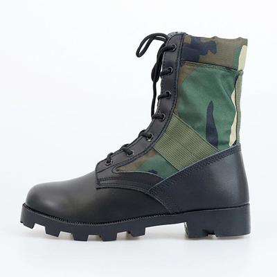 Mode Heren hoge top Panama woestijnlaarzen legergroen outdoor wandelschoenen camouflage gevechts outdoor training motorlaarzen H744