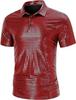 "New Men's Halloween Disco Sequin Shirt – 70s Party Style"