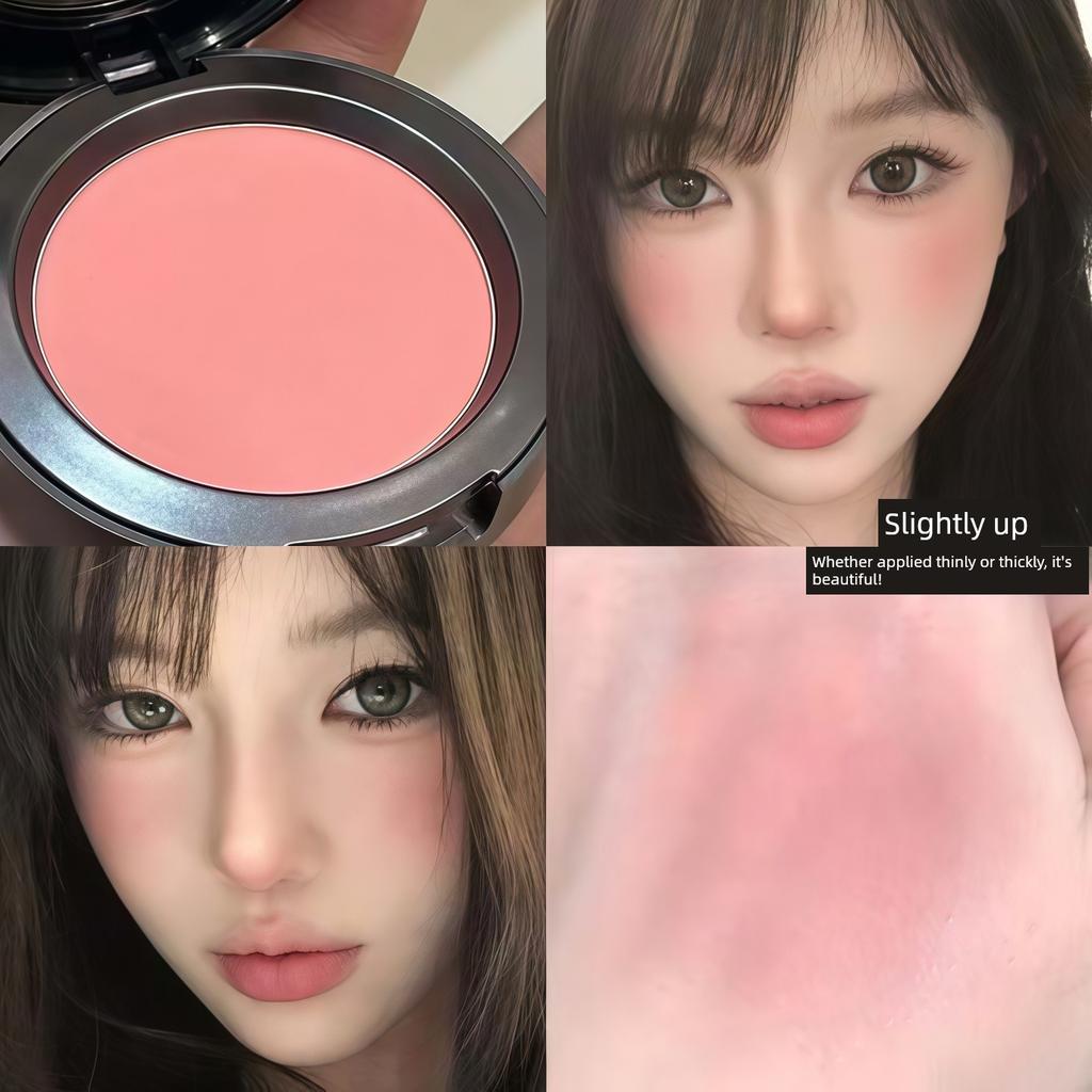 The Color of Winter Frostbite! 2025 New Expansion Color Blush for Students, Easy To Use for Daily Light Makeup, Nude and Apricot Colors