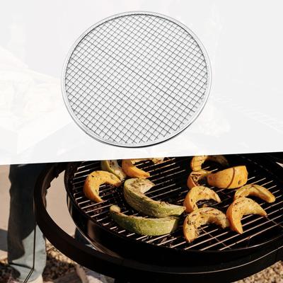 Backnetz BBQ Grillmatte für Teepartys Tragbarer Edelstahl Leicht zu reinigender Grill