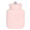 Soft Silicone Hot Water Bottle Mini Fillable Hand Warmer Knitted Leakproof Hot Water Bag Hand Warming