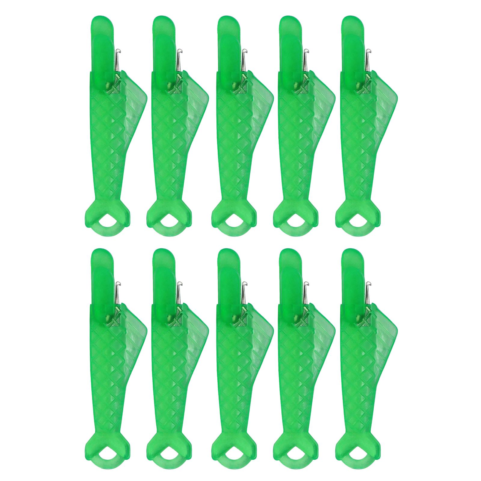 

10 штук Автоматический нитевдеватель Игла Рыбка Инструмент для вдевания нити в иглу Пластиковое устройство для швейной иглы для швейной машины зелёный